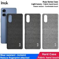 ราคา Imak Classic Fabric Casing Sony Xperia 5 V เคสกันกระแทก Xperia5 5 Hard PC Cloth Back Case (56003917255)