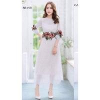 ราคา เดรสลูกไม้ มือ1 ป้ายห้อย งานป้าย NaNa size xl ราคา 279฿ (4878010146)