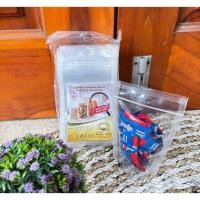 ราคา (1 แพ็ค) กระเป๋ายืนพลาสติกขนาด: 9x15ซม., 10x17ซม., 12x20ซม., 15x22ซม., 16x24ซม./กระเป๋ายืน/ซิปพลาสติก (48002126160)