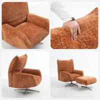 ราคา Edra โซฟาเก้าอี้โซฟาเดี่ยว Living หมุนพนักพิงเก้าอี้เดี่ยว Designer เก้าอี้เดี่ยวกลีบเก้าอี้ปรับ ZHEF (56203308581)