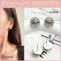 ราคา สินค้าใหม่แท้ 100%/CHANEL (25A Early Autumn Series) ต่างหูดีไซน์กลวงเพชร สไตล์เดียวกันสำหรับผู้ชายและผู้หญิง (49203190365)