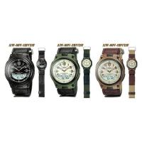 ราคา Casio นาฬิกาข้อมือผู้ชาย สีดำ สายผ้า รุ่น AW-80V (1921212461)