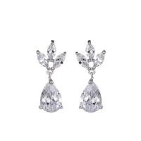 ราคา Neriza Jewelry/ต่างหูระย้าเพชร ประกายเทียบเท่าเพชรแท้ เครื่องประดับออกงาน ต่างหูหยดน้ำ NE049 (13244644634)