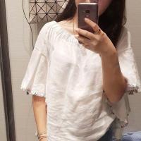 ราคา เสื้อเปิดไหล่ ZARA แท้100% (2156614052)