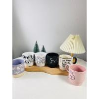 ราคา แก้ว แก้วมัค ลายแมว ลายหมา น่ารัก สีสันสดใส (29066011075)