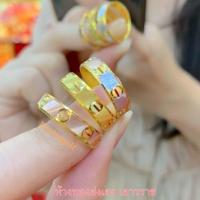 ราคา แหวนทอง1สลึง Yonghenggold แหวนทอง/2สีทองคำแท้96.5% ทักแชทเลือกขนาดก่อนสั่งซื้อค่ะ (7084371472)
