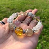 ราคา (กำไลหิน เสริมการเงิน ความสุข แคล้วคลาด) กำไลหินมณีใต้น้ำ เพชรพญานาค เพชรพญานาคสีเหลือง กำไลหินมงคล แฮนด์เมด Handmade (8298762983)