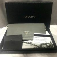 ราคา Prada Saffiano Leather Luxe Wallet (965680315)