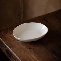 ราคา สีเบจ เดฮวา เครื่องลายครามสีขาวรูปไข่6.9นิ้วจานซุปเซรามิกผลไม้ขนมขบเคี้ยวจานบนโต๊ะอาหารจานอาหารค่ํา (45653963774)