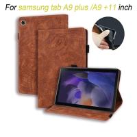 ราคา SAMSUNG ปลอกsamsung Galaxy Tab A9 Plus Case 11 นิ้วกระเป๋าสตางค์หนังPUแท็บเล็ตFundaสําหรับGalaxy Tab A9 PlusฝาครอบSM X210 X215 X216 (27164743090)