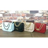 ราคา CHARLES & KEITH PUSH-LOCK CHAIN SLING BAG2017 (245092615)