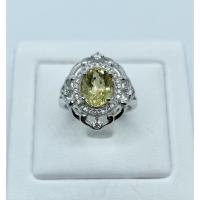 ราคา แหวนพลอยเยลโล่ อความารีน Yellow Aquamarine สวยหรูมากค่ะ (11659905793)