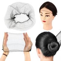 ราคา เน็ตคลุมผมแบบบาง ตาข่ายเกล้าผม เนตเกล้าผม นางรำ Hair Net ตาข่ายคลุมผม 100ชิ้น (27785037774)