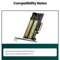 ราคา Ugreen 70504 Converter Card ตัวแปลง M.2 NVME to PCI-E3.0 (54101456727)