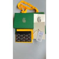 ราคา Goyard Saint-Sulpice Card Wallet ของใหม่ กระเป๋า card-holder หนัง Calfskin สี Black (26365485504)
