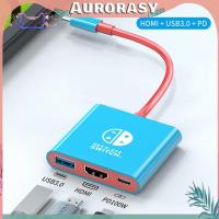 ราคา อะแดปเตอร์ฐานที่รองรับ HDMI 4K USB 3.0 Hub Adapter แท่นขยายสําหรับ Switch1/2 (44065140411)