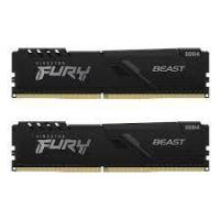 ราคา 16GB (8GBx2) DDR4/3200 RAM PC (แรมพีซี) KINGSTON FURY BEAST (KF432C16BBAK2/16) Warranty LT (20050170938)
