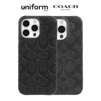 ราคา COACH Slim Wrap Case for iPhone 15 Pro - Emboss Signature C Black/ Signature C Charcoal (26358566493)