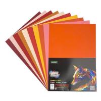 ราคา กระดาษ A4 120gsm 10 สีโทนส้มแดง Zentino 8337 20 แผ่น A4 (28377058931)
