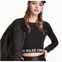 ราคา เสื้อครอปแขนยาว H&M (29507909030)