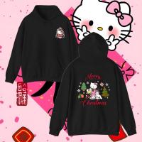 ราคา พร้อมส่ง Christmas&Hello Kitty Hoodies เสื้อคริสต์มาส Merry Christmas Hello Kitty Hoodies Xmas Gift พิมพ์ลาย (54752125106)
