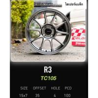 ราคา ราคาต่อ1วง(ขาย4วงใหม่แกะกล่อง) (สีพิเศษ) ล้อแม็กแต่ง ขอบ 15 กว้าง 7 นิ้ว ออฟ35 ใส่รถเก๋ง 4รู100 ได้ทุกรุ่น (26505144422)
