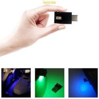 ราคา Iwo USB-C LED ภายในรถบรรยากาศไฟกลางคืน 8 สีโคมไฟโดยรอบโรแมนติก (50953758229)
