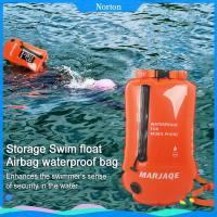 ราคา กระเป๋ากันน้ำ inflatable 20L แบบ IPX7 พร้อมถุงลมนิรภัยคู่ สำหรับว่ายน้ำ ปลอดภัยและคงความแห้ง (57152204920)