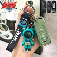 ราคา สําหรับhonda Sh Vision PCX 160 PCX160 Scoopy Giorno Filano Froza 350 Adv 150 Adv 350 Click 160 ตะกั่ว 125 2022 2023 สีเขียวเงินพื้นที่หมีกุญแจรถซิลิโคนTPUพวงกุญแจ (24586311284)