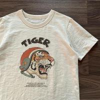 ราคา ลายเสือใหม่ พิมพ์ลายหลวมและแฟชั่น เสื้อแขนสั้นสำหรับผู้ชายและผู้หญิง (55254778672)