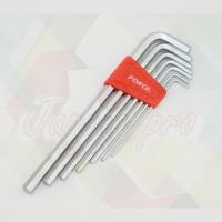 ราคา FORCE ประแจหกเหลี่ยม ก้านยาวพิเศษ 7ชิ้น (2.5-10มม.) Model 5072XL (10804155759)