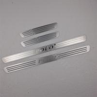 ราคา For Volkswagen VW POLO 2009-2018 2022 Door Sill Scuff Plate Guard Stainless Steel Kick Pedal Sticke (53404498895)