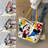 ราคา กระเป๋าสะพายไหล่ มีซิป ผ้าแคนวาส พิมพ์ลายการ์ตูนน่ารักๆ จุของได้เยอะ #BAG032 (27537474319)