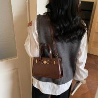 ราคา กระเป๋าสะพายหลังทรงสี่เหลี่ยมสำหรับผู้หญิง สไตล์เรโทรและโมเดิร์น ออกแบบมาเพื่อการใช้งานในเมืองและการเดินทาง (54253103985)