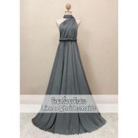 ราคา เดรสอินฟินิตี้ มือสอง Infinity Dress สีเทาควันบุหรี่ ชุดราตรี ชุดเพื่อนเจ้าสาว ชุดงานแต่งงาน ชุดถ่ายพรีเวดดิ้ง (20536413506)