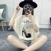 ราคา ผ้าคลุมปีกค้างคาวแบบถักตาข่ายสำหรับผู้หญิงไซส์พิเศษ มาพร้อมเสื้อกั๊อด้านใน (25146916852)