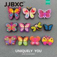 ราคา JJBXC ตัวติดรองเท้า charm ประดับหัวเข็มขัดรูปผีเสื้อ ชุดหัวใจ ผีเสื้อสีน้ำเงิน ผีเสื้อประดับเพชร DIY ตกแต่งรองเท้า อุปกรณ์ตกแต่งรองเท้า (48452961719)
