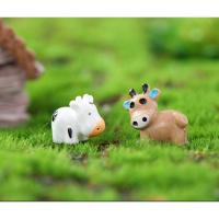 ราคา วัวขนาดเล็ก วัวจิ๋วตกแต่งสวน ตุ๊กตาวัวจิ๋ว (23773030493)