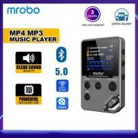 ราคา MROBO Mp3 Mp4 เครื่องเล่นเพลงบลูทูธ | เครื่องเล่นสื่อเสียงวิดีโอเครื่องวอล์คแมนลําโพงเครื่องบันทึกเสียงร่างกายโลหะ身 (42714419527)