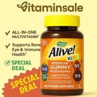 ราคา Nature's Way Alive! Kids Multi-Vitamin 90 กัมมี่ รสเชอร์รี่ องุ่น ส้ม (16157162144)