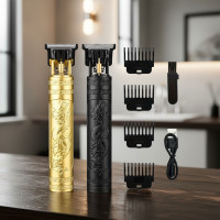 ราคา ชุดตัดผมไฟฟ้าพร้อมปัตตาเลี่ยนมืออาชีพและเครื่องตกแต่งหนวดเคราแบบชาร์จ USB (57000204566)