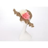 ราคา หมวกปีกกว้าง ประดับดอกไม้ เหมาะสำหรับกันแดด หรือไปเที่ยวทะเล (920920048)