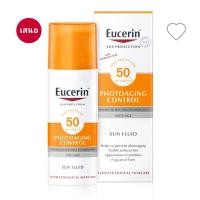 ราคา Eucerin sun cream PHOTTOAGING CONTROL ANTI-AGE SUN FLUID SPF50 UVB UVA 50ml (5255790168)