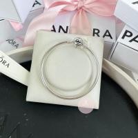 ราคา (ของแท้100%)Pandora silver bangle กำไลกลมหัวใจ (14374285264)