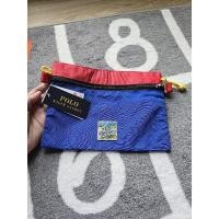 ราคา กระเป๋าจิปาถะ สีแดงน้ำเงิน Polo Ralph Lauren (29066340400)