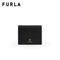 ราคา FURLA กระเป๋าสตางค์ผู้หญิง รุ่น CAMELIA S COMPACT WALLET BIFOLD COIN NERO (16596238396)
