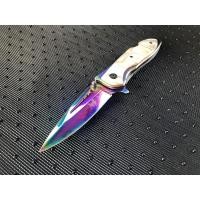 ราคา มีดพับลายสายรุ้งรุ่น DA76-1 BENCHMADE USA 470 มีดพับใบรุ้ง ขนาดใบรวมด้าม 20cm พร้อมส่ง (8872273183)