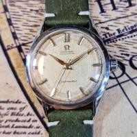 ราคา Omega Seamaster Cal.471 หน้าวินเทจได้อารมณ์ เฟดเหลืองทอง หลักและเข็มทอง เรือนสแตนเลส ฝาหลังม้าใหญ่ (8860991913)