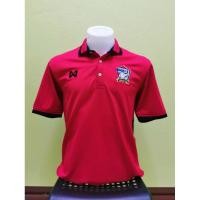 ราคา SALE!!! เสื้อโปโล เสื้อเชียร์บอล ทีมชาติไทย ช้างศึก Warrix ของแท้ แดงขลิบดำ (4079334573)