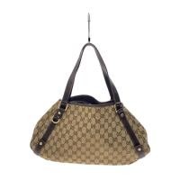 ราคา Gucci Tote Bag Purse bag_GG canvas BRW fray There is a thread Direct from Japan Secondhand (45854031231)